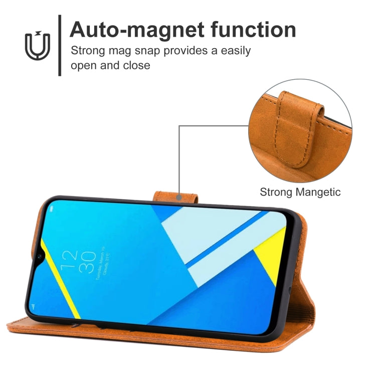 Leather Phone Case For OPPO Realme C2s