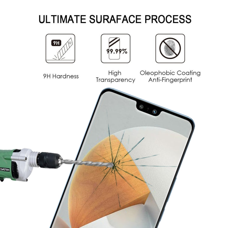 25 PCS Full Glue Cover Screen Protector Tempered Glass Film For vivo S12 Pro / V23 Pro