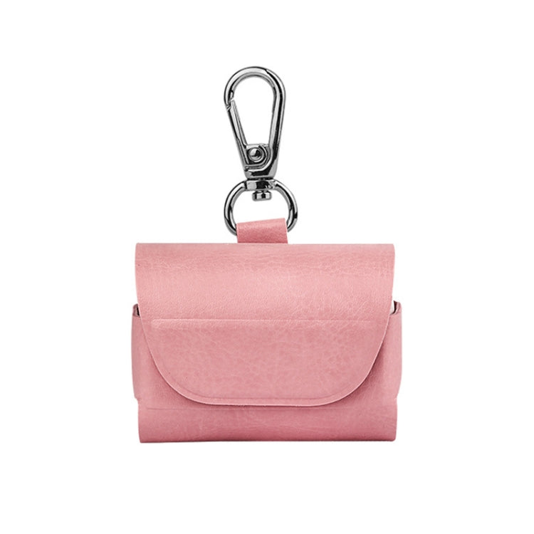 For AirPods Pro Vissko Leather Wireless Earphone Protective Case with Hook