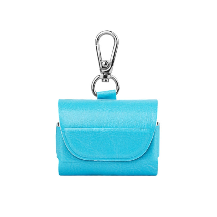 For AirPods Pro Vissko Leather Wireless Earphone Protective Case with Hook