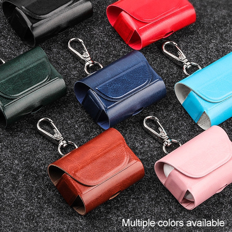 For AirPods Pro Vissko Leather Wireless Earphone Protective Case with Hook