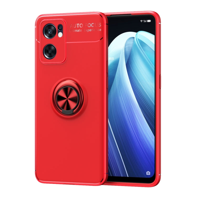 For OPPO Reno7 SE 5G Ring Holder 360 Degree Rotating TPU Case