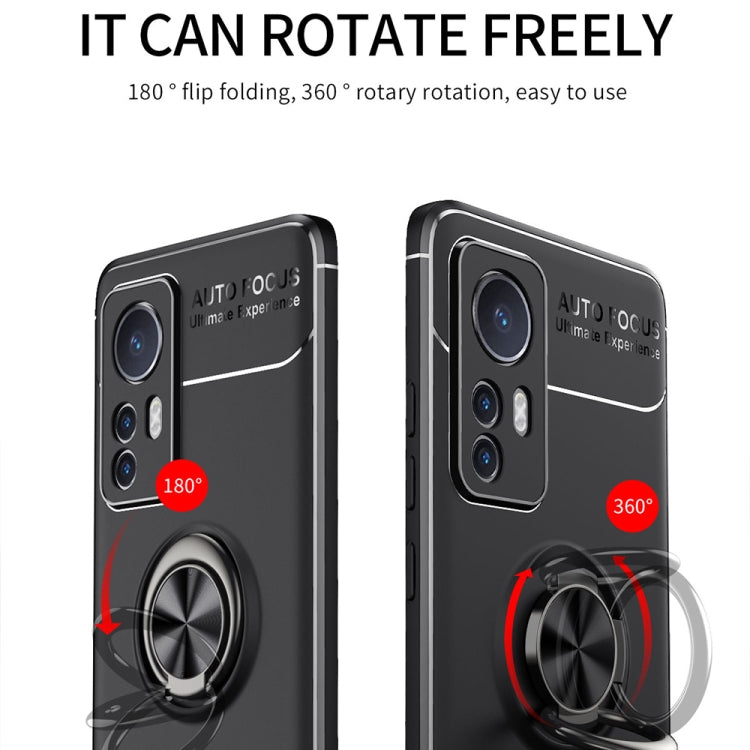 For Xiaomi 12 Ring Holder 360 Degree Rotating TPU Case