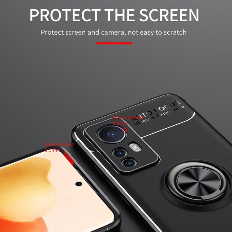 For Xiaomi 12 Ring Holder 360 Degree Rotating TPU Case