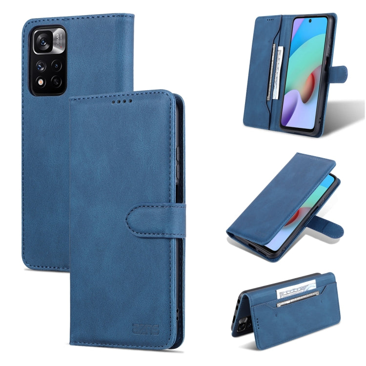 For Xiaomi Redmi Note 11 Pro(5G) AZNS Dream II Skin Feel PU+TPU Horizontal Flip PU Phone Case