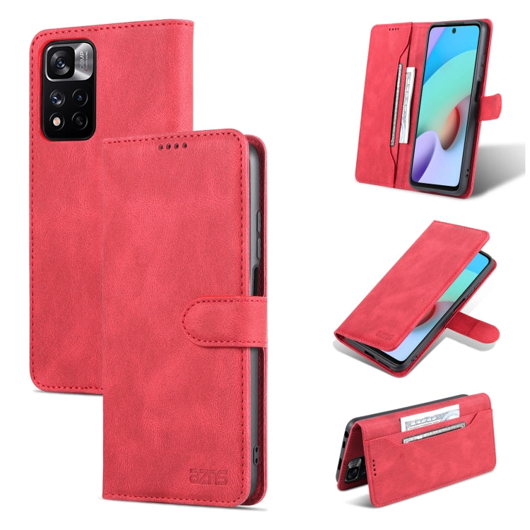 For Xiaomi Redmi Note 11 Pro(5G) AZNS Dream II Skin Feel PU+TPU Horizontal Flip PU Phone Case