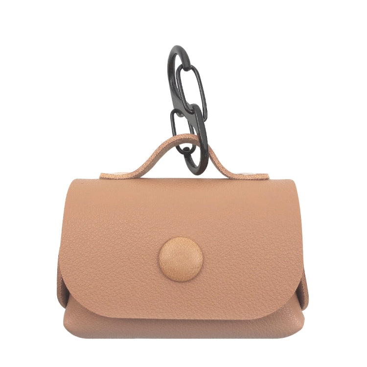 For AirPods Pro Leather Wireless Earphone Protective Case with Hook