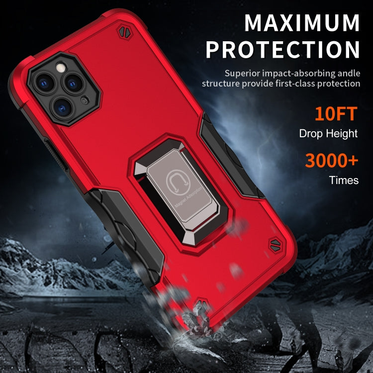 For iPhone 12 Pro Ring Holder Non-slip Armor Phone Case