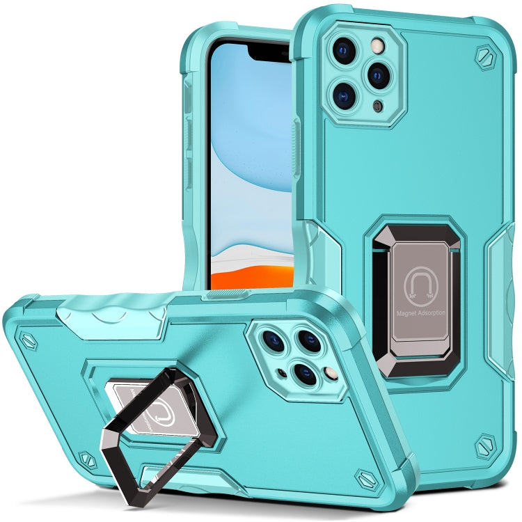For iPhone 11 Pro Ring Holder Non-slip Armor Phone Case