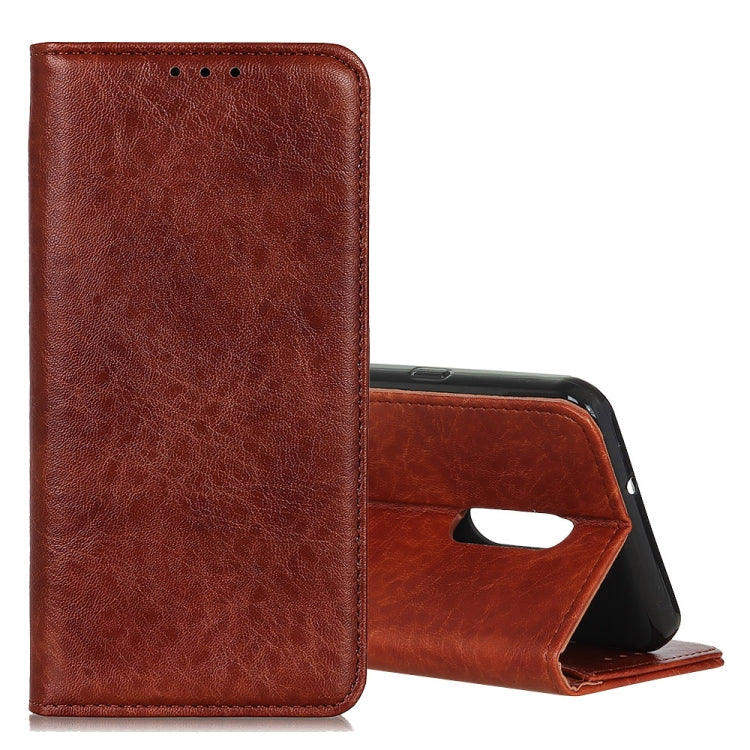 For Xiaomi Redmi K30 Magnetic Retro Crazy Horse Texture Horizontal Flip Leather Case with Holder & Card Slots
