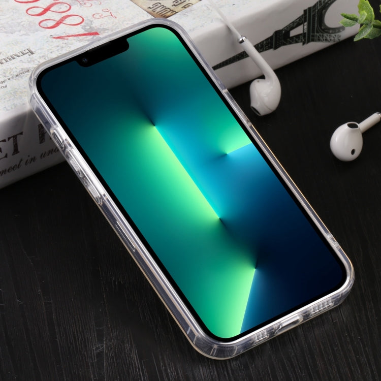 For iPhone 13 Pro Max Macaron Lens Frame Transparent TPU Phone Case