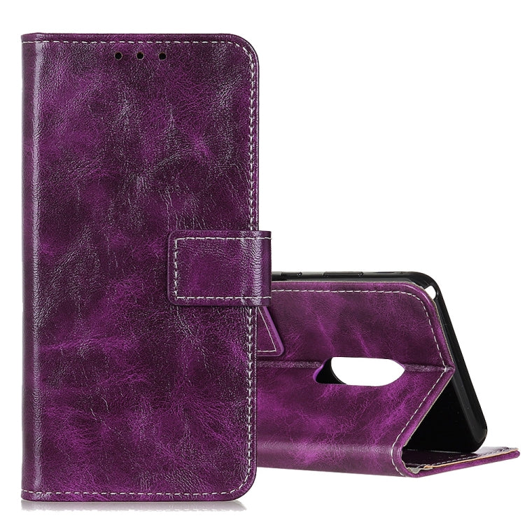 For Xiaomi Redmi K30 Retro Crazy Horse Texture Horizontal Flip Leather Case with Holder & Card Slots & Photo Frame & Wallet