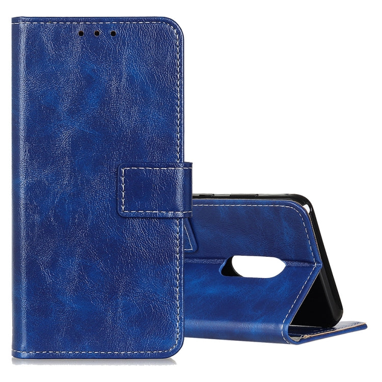 For Xiaomi Redmi K30 Retro Crazy Horse Texture Horizontal Flip Leather Case with Holder & Card Slots & Photo Frame & Wallet