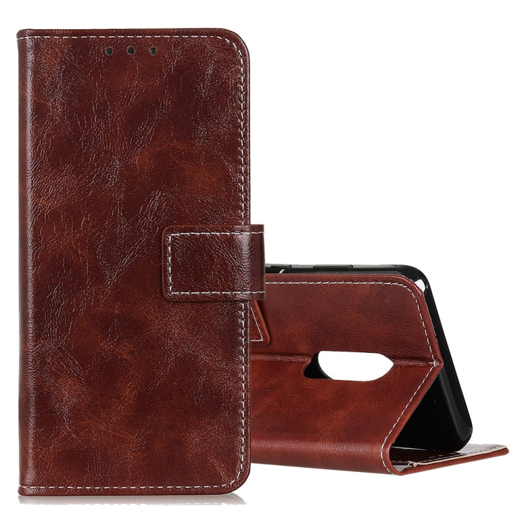 For Xiaomi Redmi K30 Retro Crazy Horse Texture Horizontal Flip Leather Case with Holder & Card Slots & Photo Frame & Wallet