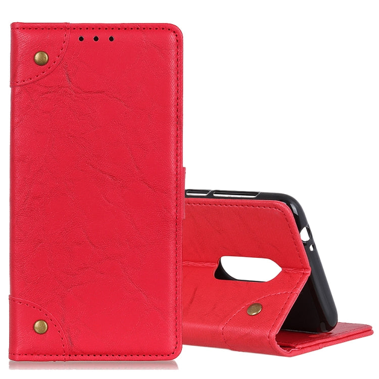 For Xiaomi Redmi K30 Copper Buckle Retro Crazy Horse Texture Horizontal Flip Leather Case with Holder & Card Slots & Wallet