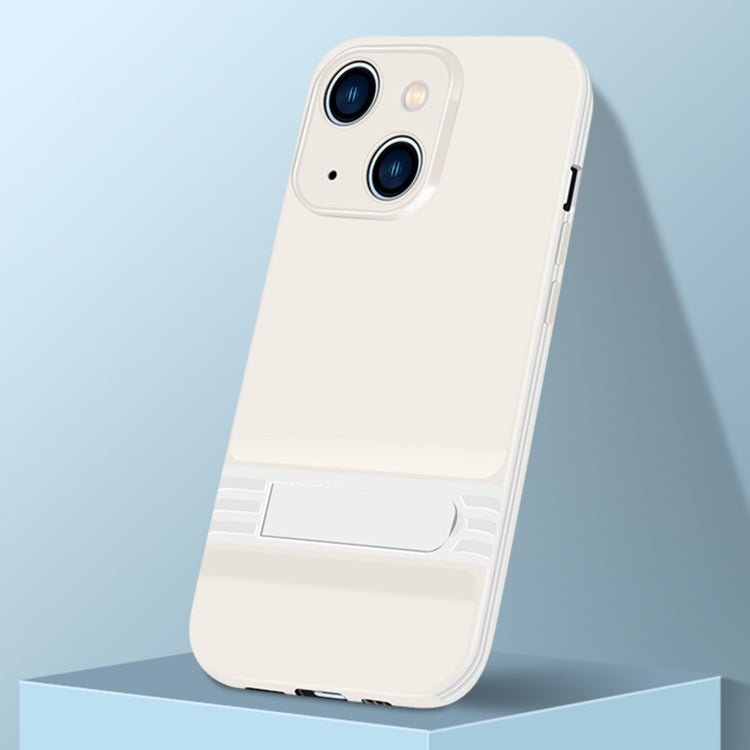 For iPhone 13 Shockproof TPU + PC Holder Phone Case
