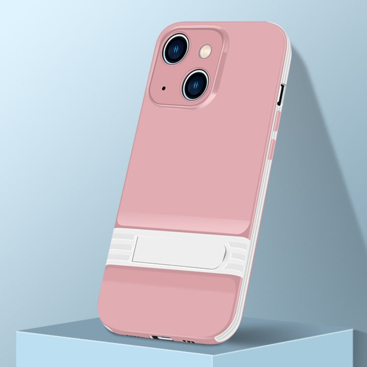 For iPhone 13 Shockproof TPU + PC Holder Phone Case