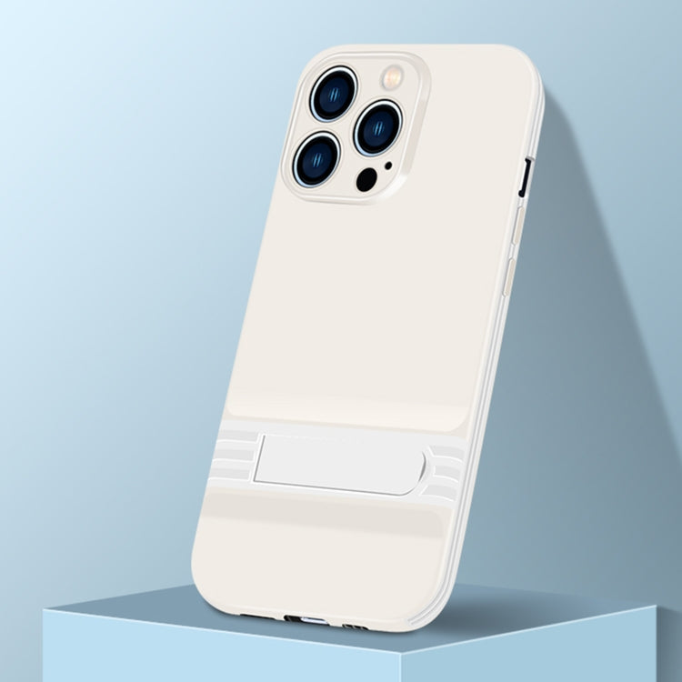 For iPhone 13 Pro Shockproof TPU + PC Holder Phone Case