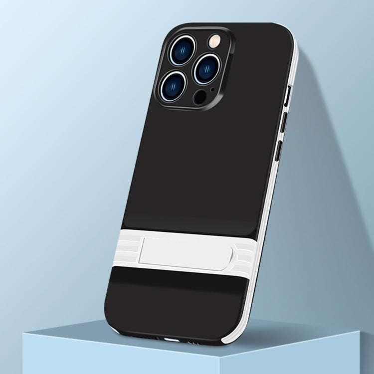 For iPhone 13 Pro Shockproof TPU + PC Holder Phone Case