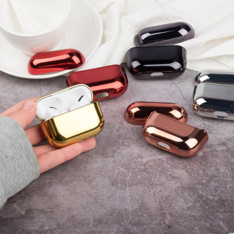 For AirPods Pro Electroplated PC Earphones Shockproof Protective Case