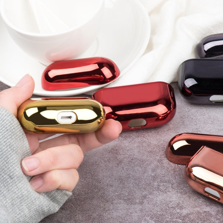 For AirPods Pro Electroplated PC Earphones Shockproof Protective Case