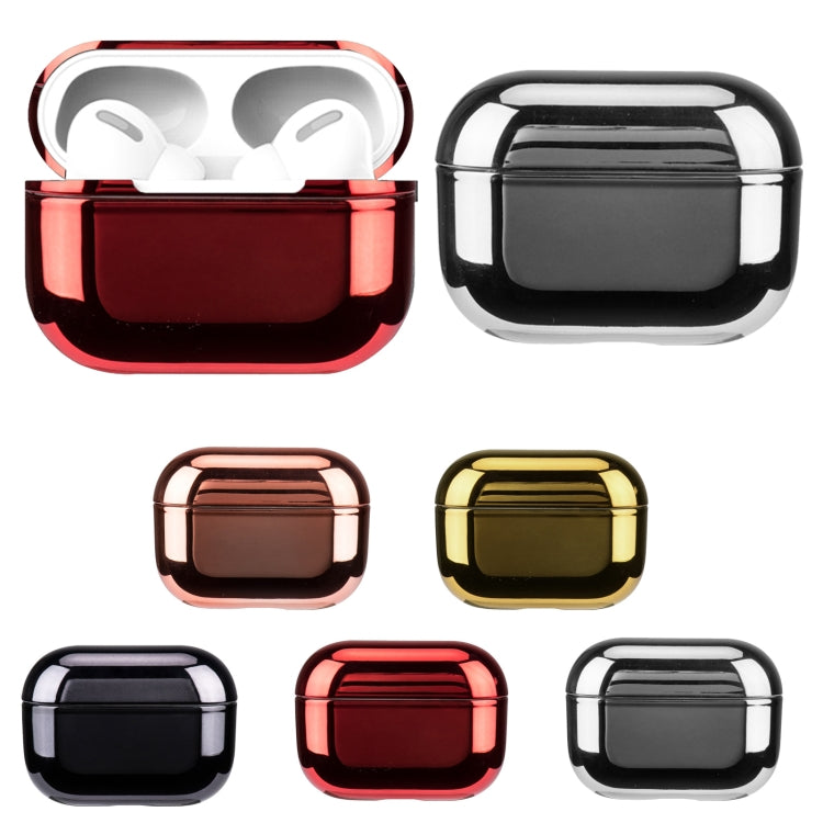 For AirPods Pro Electroplated PC Earphones Shockproof Protective Case