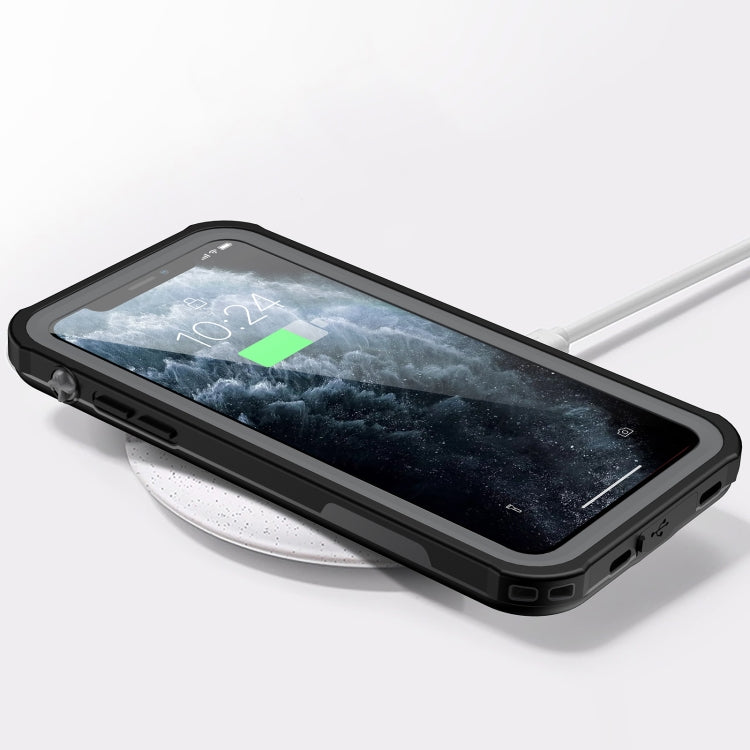 For iPhone 11 Pro Waterproof Full Coverage PC + TPU Phone Case(Black)