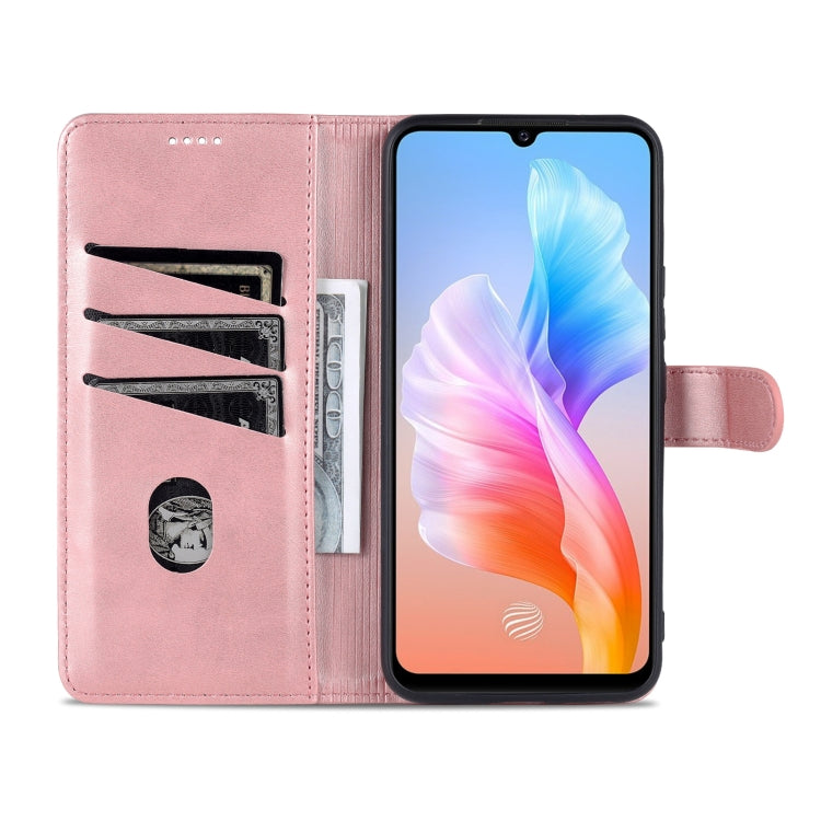 For vivo S10e / V23e AZNS Skin Feel Calf Texture Horizontal Flip Leather Phone Case