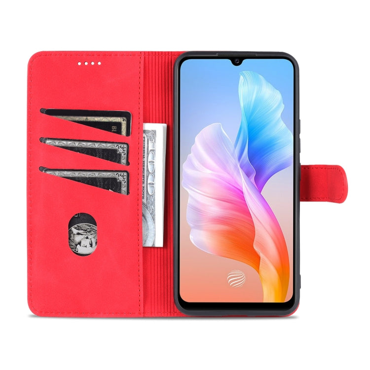 For vivo S10e / V23e AZNS Skin Feel Calf Texture Horizontal Flip Leather Phone Case