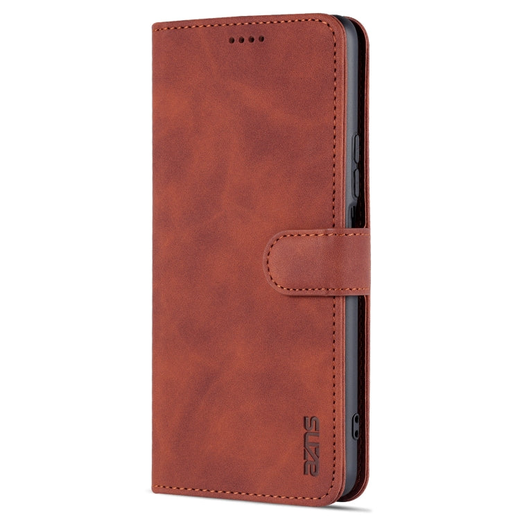 For vivo T1 5G AZNS Skin Feel Calf Texture Horizontal Flip Leather Phone Case