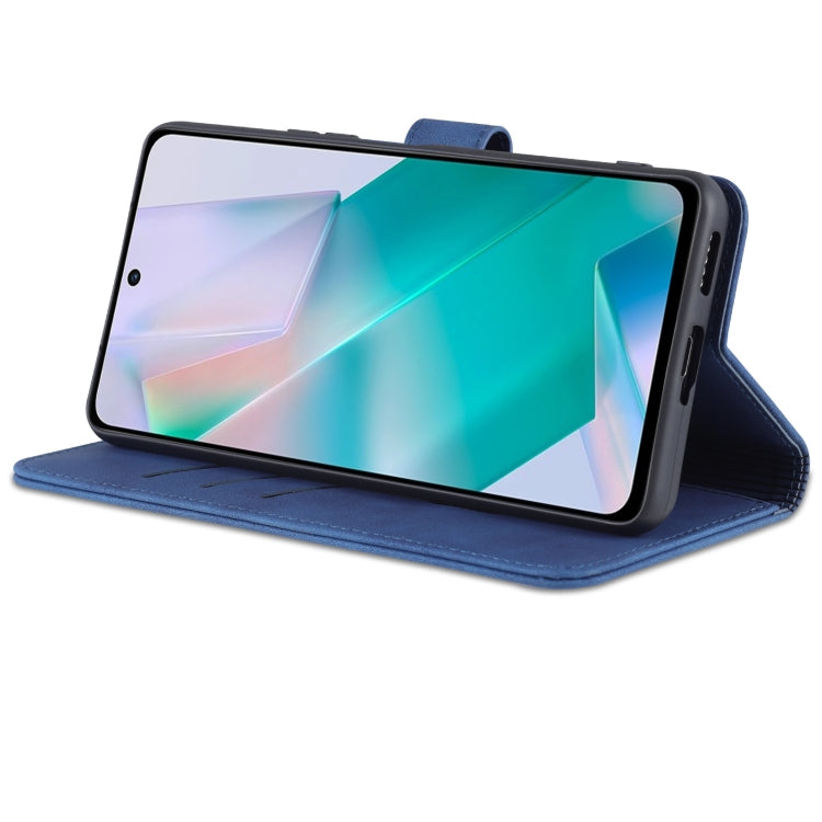 For vivo T1 5G AZNS Skin Feel Calf Texture Horizontal Flip Leather Phone Case