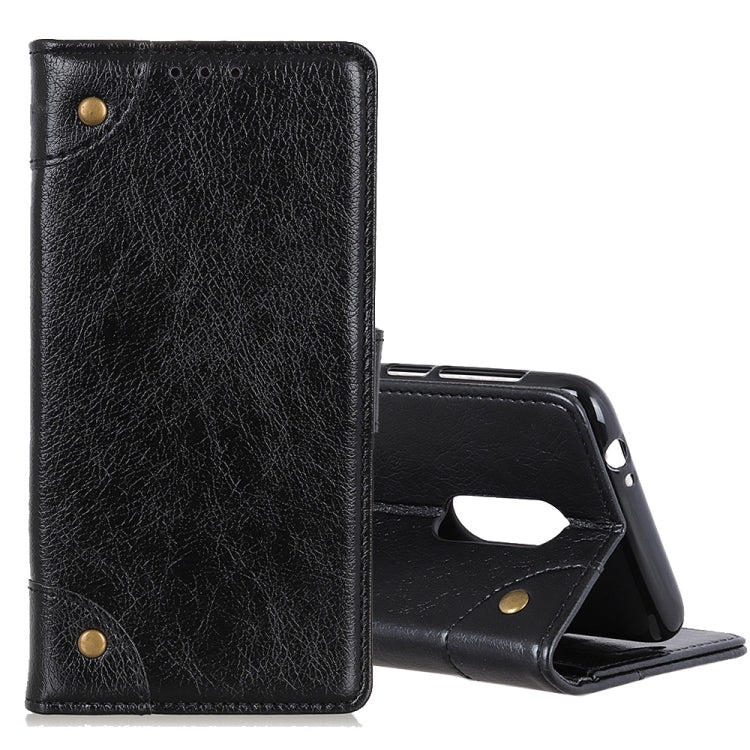 For Xiaomi Redmi K30 Copper Buckle Nappa Texture Horizontal Flip Leather Case with Holder & Card Slots & Wallet