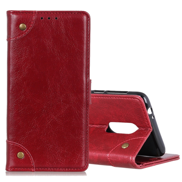 For Xiaomi Redmi K30 Copper Buckle Nappa Texture Horizontal Flip Leather Case with Holder & Card Slots & Wallet