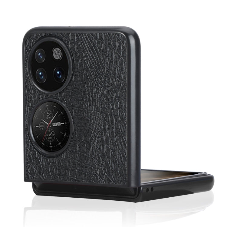 For Huawei P50 Pocket Crocodile Texture Folding Phone Case