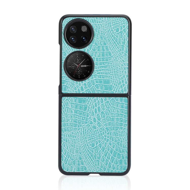For Huawei P50 Pocket Crocodile Texture Folding Phone Case