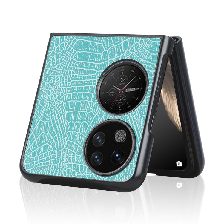 For Huawei P50 Pocket Crocodile Texture Folding Phone Case