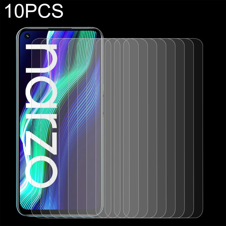 10 PCS 0.26mm 9H 2.5D Tempered Glass Film For OPPO Realme Narzo 50 / Realme Q5