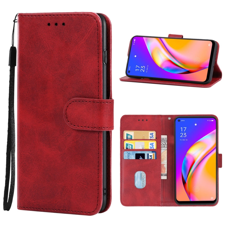 For OPPO F19s Leather Phone Case