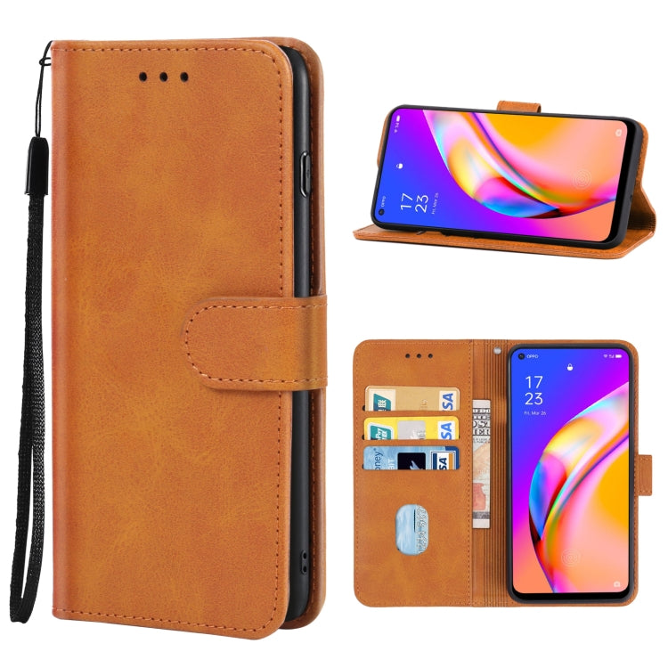 For OPPO F19s Leather Phone Case