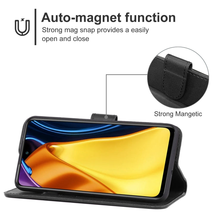 Leather Phone Case For Xiaomi Poco M3