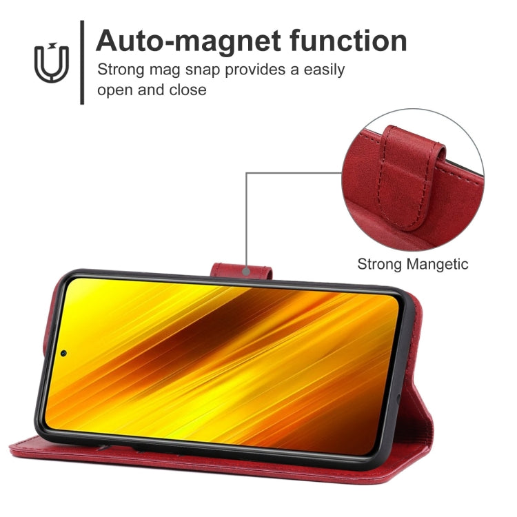 Leather Phone Case For Xiaomi Poco X3 NFC / Poco X3 / Poco X3 Pro