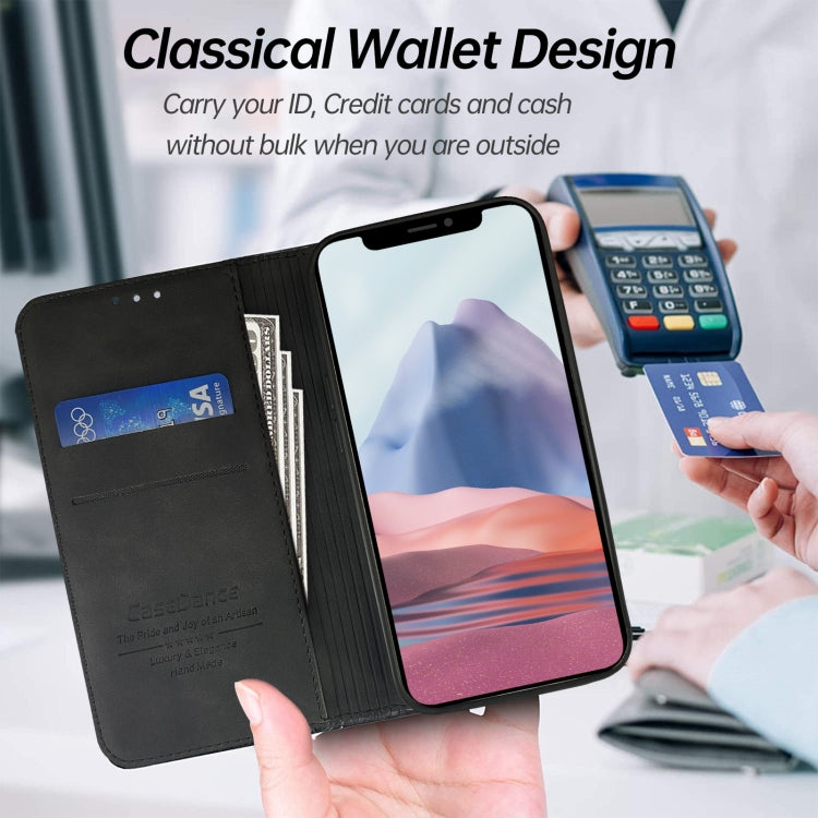 For iPhone 11 Pro Splicing Skin Feel Magnetic Leather Phone Case