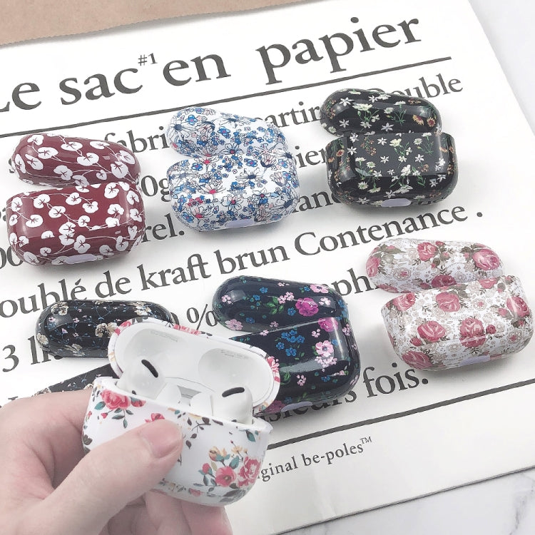 For AirPods Pro Floral Pattern Wireless Earphone Protective Case