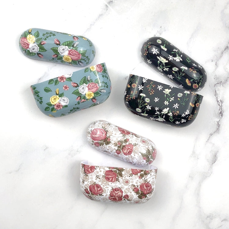 For AirPods Pro Floral Pattern Wireless Earphone Protective Case