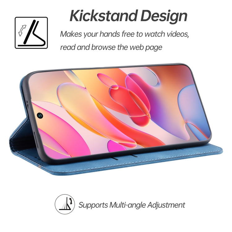 For Xiaomi Redmi Note 10 5G Splicing Skin Feel Magnetic Leather Phone Case