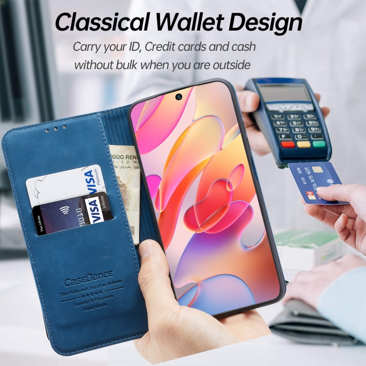 For Xiaomi Redmi Note 10 5G Splicing Skin Feel Magnetic Leather Phone Case