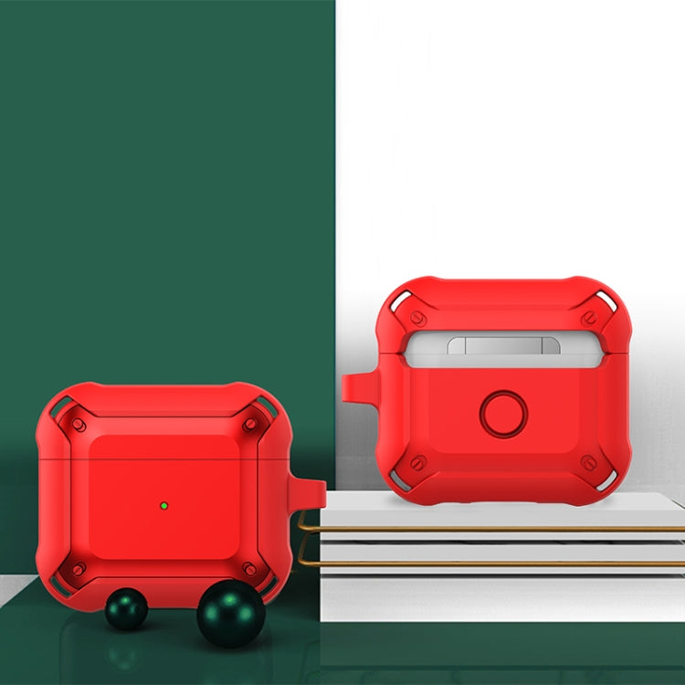 Armor Earphone Protective Case with Hook For AirPods 3