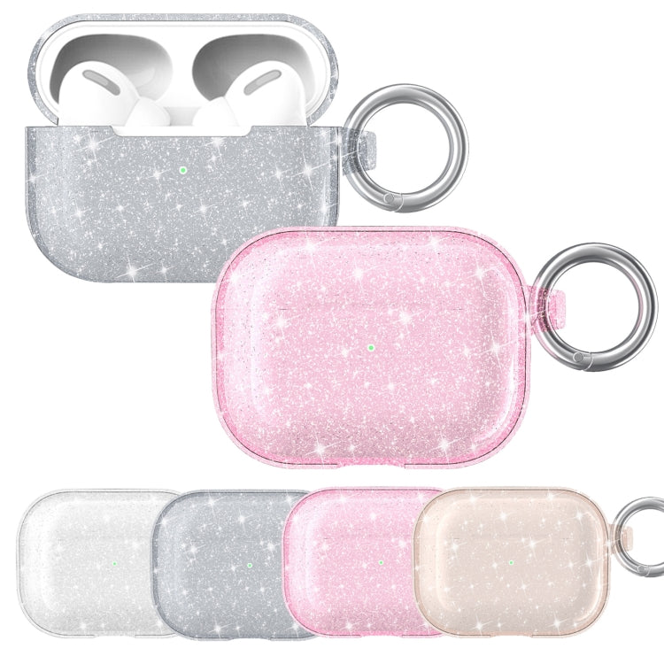 Terminator Glitter Powder Earphone Protective Case with Hook For AirPods Pro