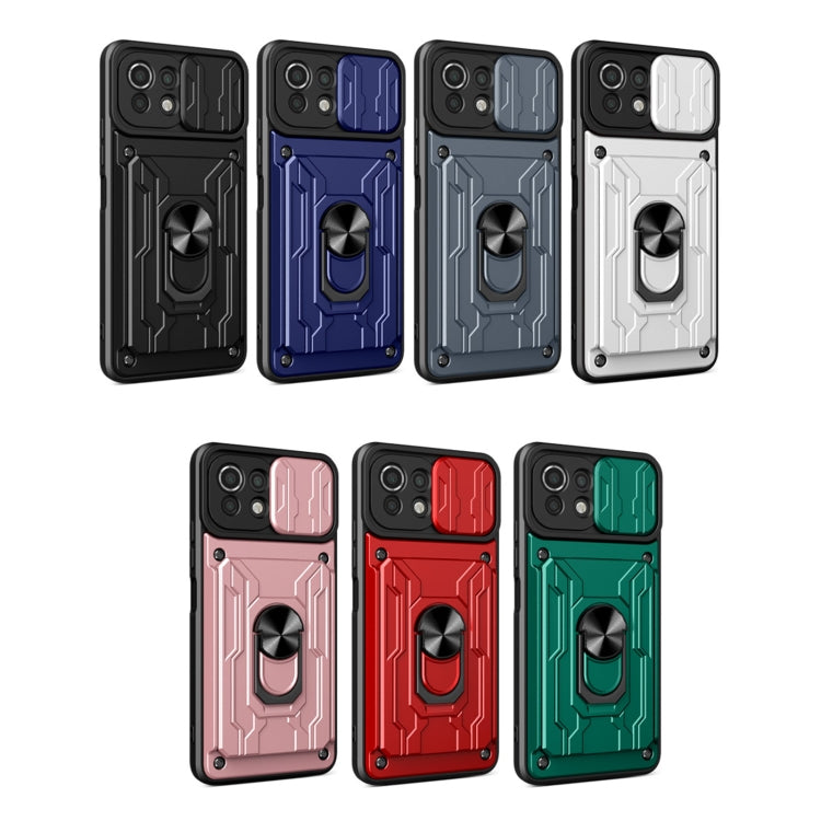For Xiaomi Mi 11 Lite Sliding Camshield Card Phone Case