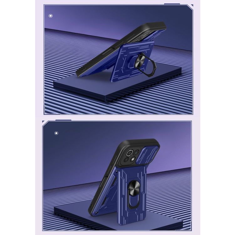 For Xiaomi Mi 11 Lite Sliding Camshield Card Phone Case